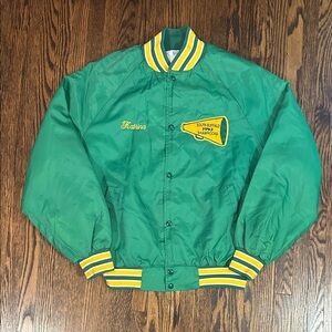 Vintage 90s Shamrocks Cheerleading Jacket